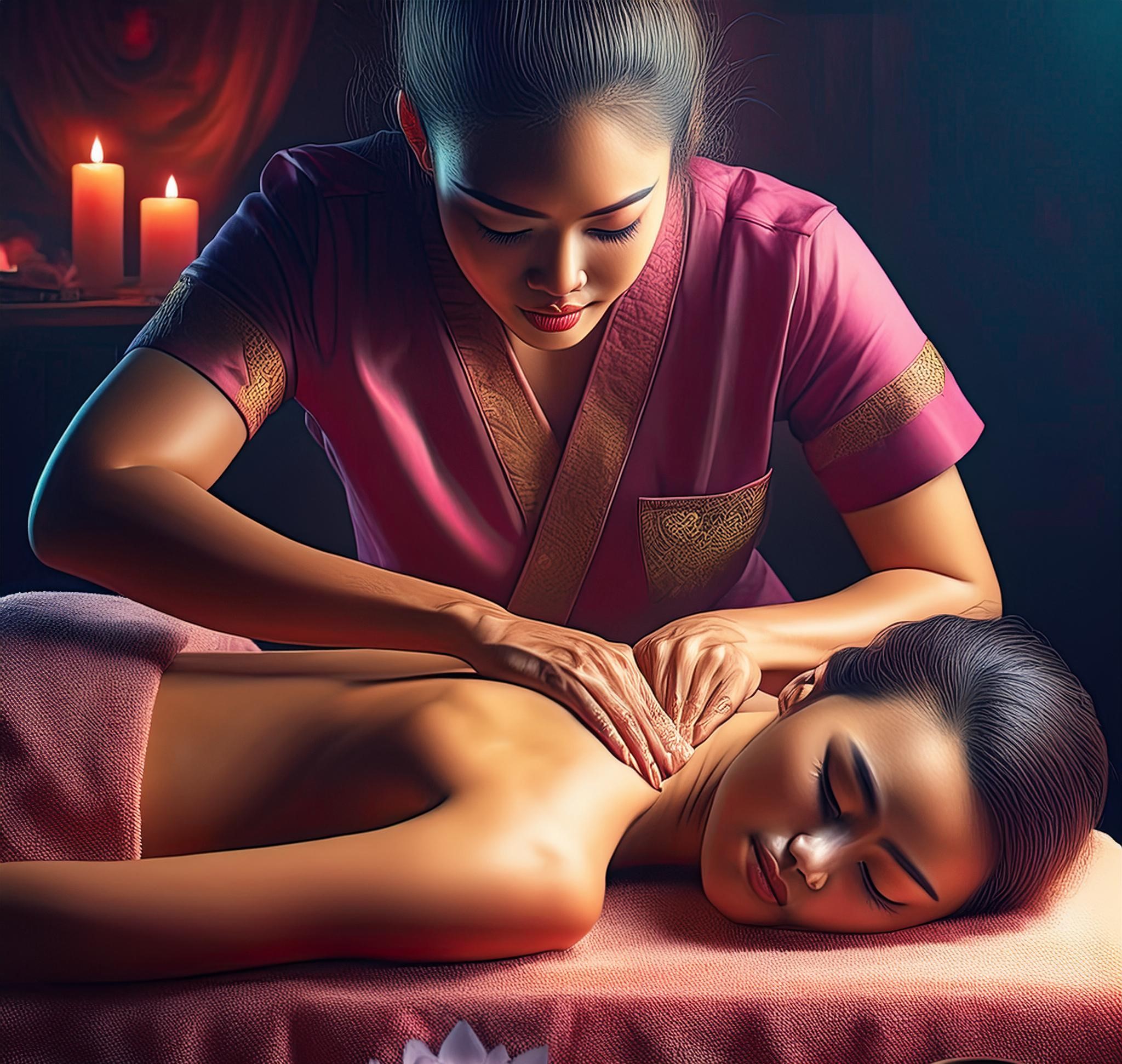 Thai Rücken/Nacken/Schulter Massage
